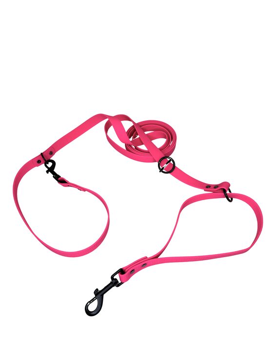 UPGRADED 20MM HEXA MULTIFUNCTIONAL LEASH-NEON PINK 300CM